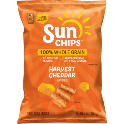 SUNCHIPS®<br>HARVEST CHEDDAR®