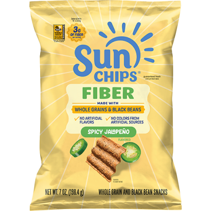 SUNCHIPS®<br>FIBER SPICY JALAPENO